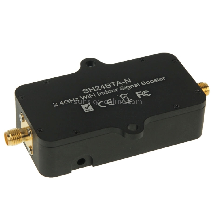 Sunhans SH24BTA-N 35dBm 2.4GHz 3W 11N / G / B Amplificador de señal WiFi Amplificador WiFi Repetidor inalámbrico (negro) - 4