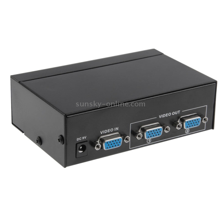 FJ-2502A Divisor de video VGA de 2 puertos de alta resolución 1920 x 1440 Soporte de ancho de banda de video de 250MHz - 1