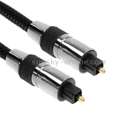 Cable de audio óptico trenzado, diámetro exterior: 5,0 mm, longitud: 2 m - 1