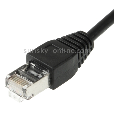 ，RJ45 Female to Male Cable It is a Perfect Choice for You RJ45 Female to Male Cat Network Extension Cable Length: 1.5m Black