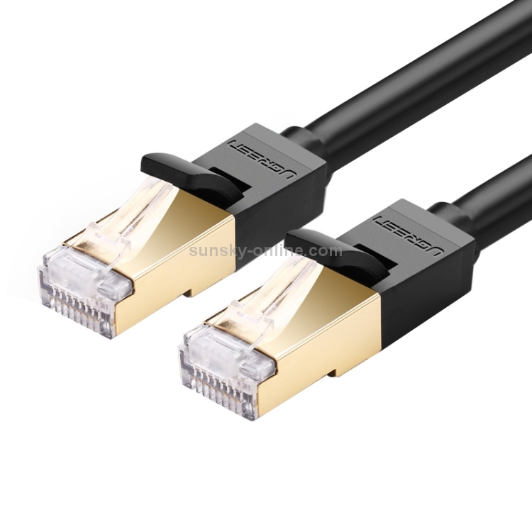 3m. Length Quick Connect CAT7 Gold Plated Dual Shielded Full Copper LAN Network Cable 