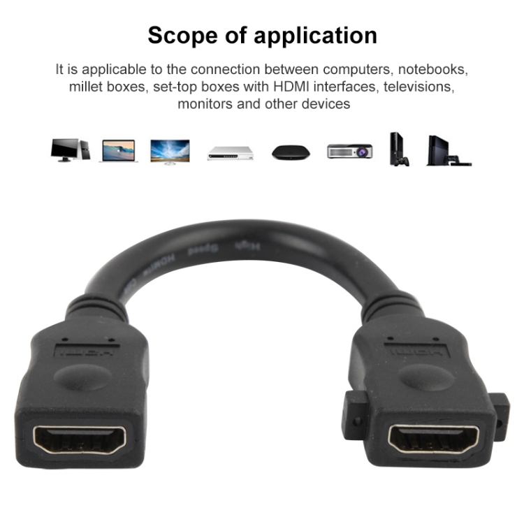Câble Sunsky de 16cm mini HDMI mâle vers HDMI femelle