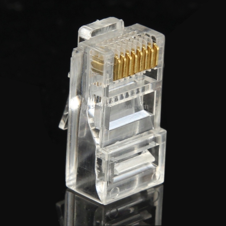 Good Rj45 Plug 100 PCS High-Performance RJ45 Connector Modular Plug, Gold: 3u 3 Feet