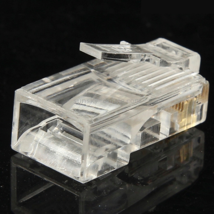 Good Rj45 Plug 100 PCS High-Performance RJ45 Connector Modular Plug, Gold: 3u 3 Feet