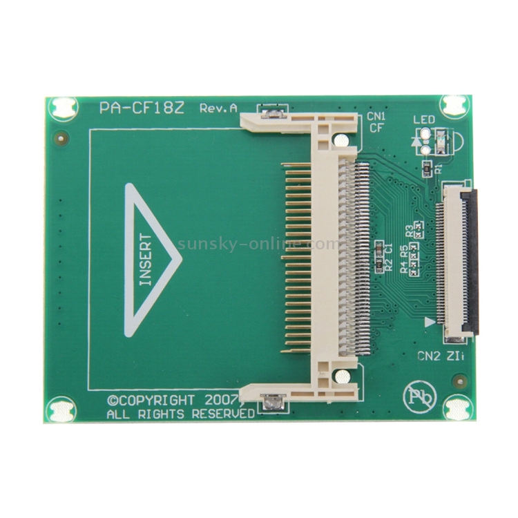 Tarjeta CF a tarjeta adaptadora de cable de placa convertidora CE ZIF PATA de 1,8 pulgadas - 1