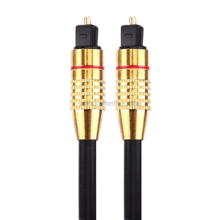 Cable Toslink de fibra óptica de audio digital, longitud del cable: 2 m, diámetro exterior: 5,0 mm - 2