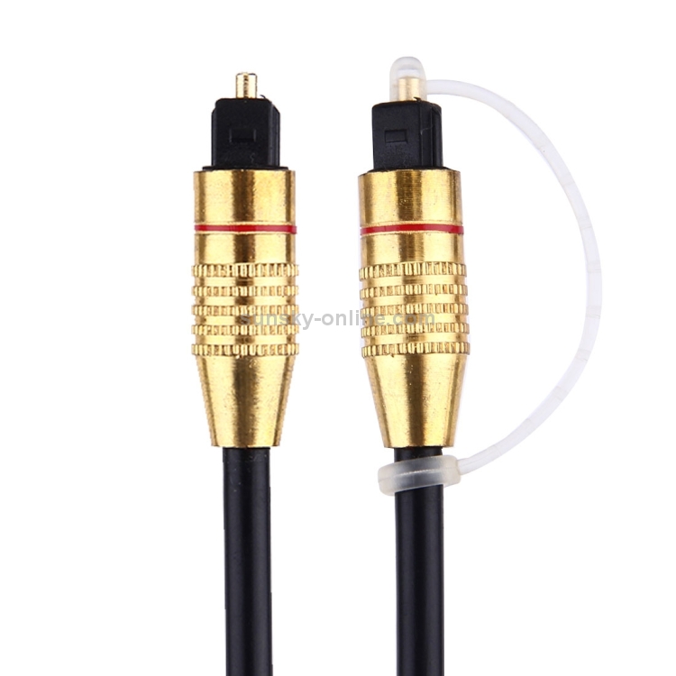 Cable Toslink de fibra óptica de audio digital, longitud del cable: 3 m, diámetro exterior: 5,0 mm - 2