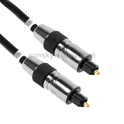 Cable Toslink de fibra óptica de audio digital Longitud: 1,5 m, OD: 6,0 mm - 1