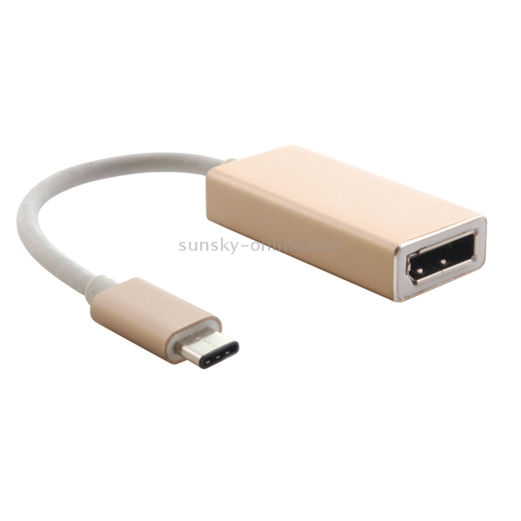USB-C / Type-C 3.1 to Display Adapter Cable for MacBook 12 inch, Chromebook Pixel 2015, Nokia N1 Tablet PC, Length: About 10cm(Gold) USB-C / Type-C 3.1 to Display Adapter Cable for MacBook 12 inch, Chromebook Pixel 2015, Nokia N1 Tablet PC, Length: About 10cm(Gold)