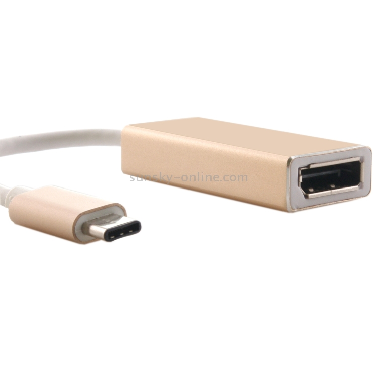 USB-C / Type-C 3.1 to Display Adapter Cable for MacBook 12 inch, Chromebook Pixel 2015, Nokia N1 Tablet PC, Length: About 10cm(Gold) USB-C / Type-C 3.1 to Display Adapter Cable for MacBook 12 inch, Chromebook Pixel 2015, Nokia N1 Tablet PC, Length: About 10cm(Gold)