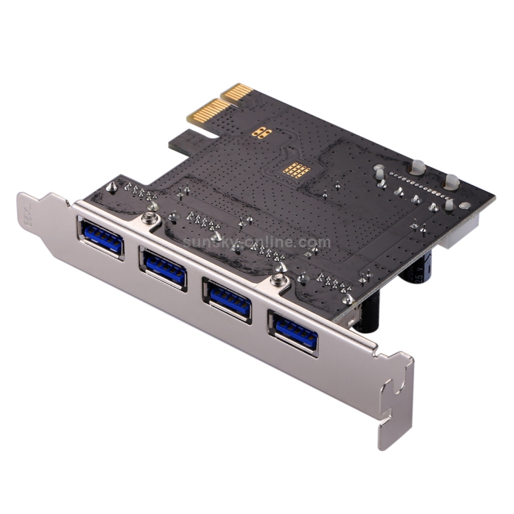 USB 3.0 4 ports PCIE Express Controller Card 5Gbps