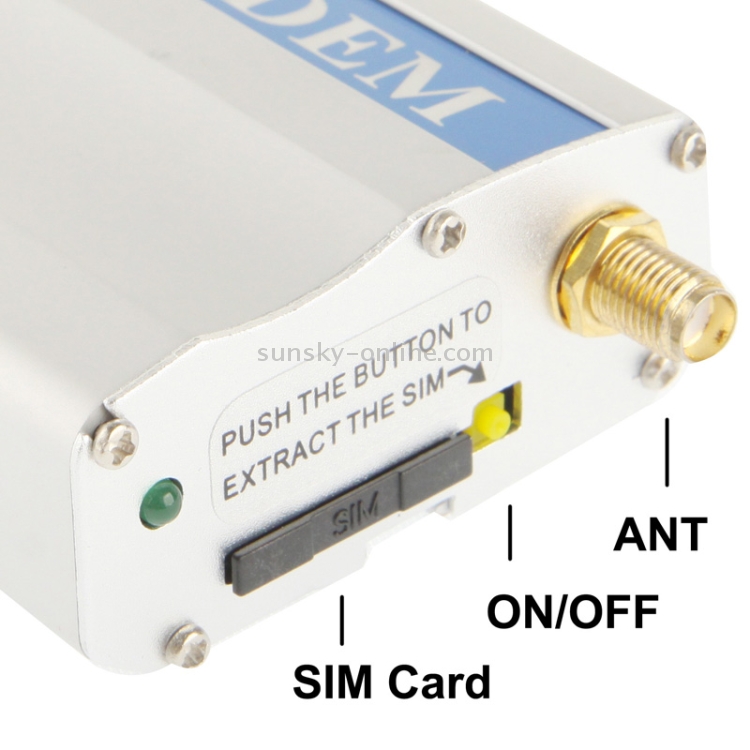 RS232 GPRS Modem / GSM Modem, Support SIM Card, GSM: 900 / 1800MHz Sign ...