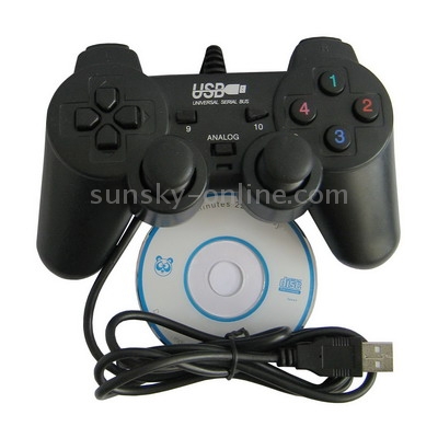 Manette De Jeu Simple USB - Noir