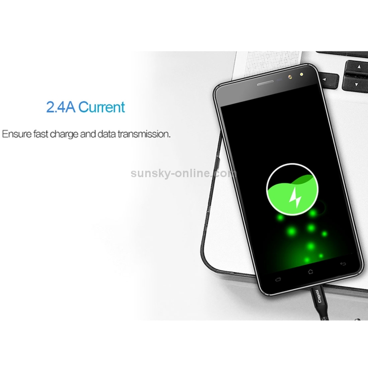 Cagabi N3 1m 2.4A Aviation Aluminum Alloy + Nylon USB to 8Pin Data Sync Fast Charging Cable Cagabi N3 1m 2.4A Aviation Aluminum Alloy + Nylon USB to 8Pin Data Sync Fast Charging Cable