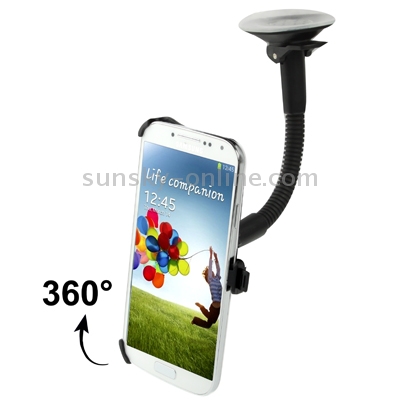 Suction Cup Car Holder for Galaxy S IV / i9500, Support 360 Degree Rotation(Black) Suction Cup Car Holder for Galaxy S IV / i9500, Support 360 Degree Rotation(Black)