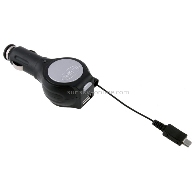 Micro USB Retractable Cable Car Charger with USB Output & Retractable Button for Galaxy S IV / i9500 / SIII / i9300 / i8190 / S7562 / i8750 / i9220 / N7000 / i9100 / i9082 / BlackBerry Z10 / HTC X920e / Nokia / iPad / Tablet PC / Other Mobile Phones, Cabl Micro USB Retractable Cable Car Charger with USB Output & Retractable Button for Galaxy S IV / i9500 / SIII / i9300 / i8190 / S7562 / i8750 / i9220 / N7000 / i9100 / i9082 / BlackBerry Z10 / HTC X920e / Nokia / iPad / Tablet PC / Other Mobile Phones, Cabl