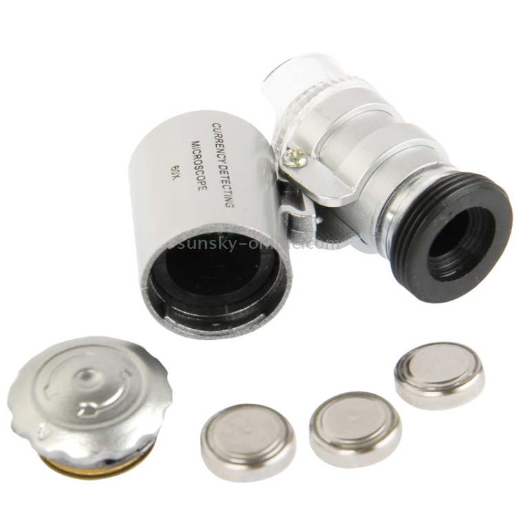 60X Zoom Digital Mobile Phone Microscope Magnifier with Flash Light (White, Purple) & Plastic Case 60X Zoom Digital Mobile Phone Microscope Magnifier with Flash Light (White, Purple) & Plastic Case