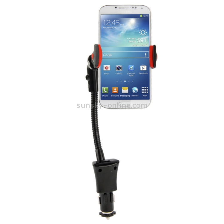 Universal Car Mount + USB Car Charging, DC 5V / 1.5A, Support 360 Degree Rotation Universal Car Mount + USB Car Charging, DC 5V / 1.5A, Support 360 Degree Rotation