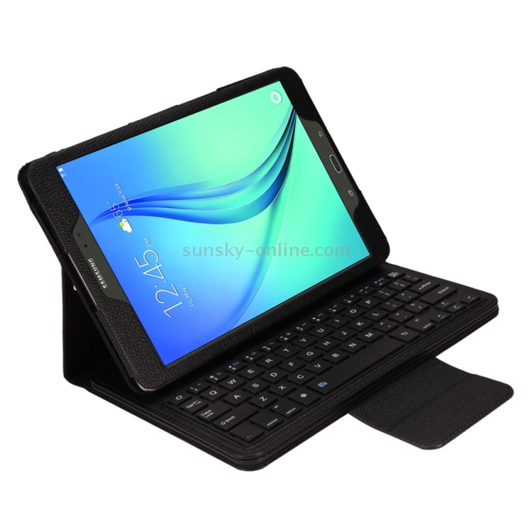 Couleur : Red 2 en 1 Clavier Amovible Bluetooth for Samsung Galaxy Tab A 9.7 / T550 et S2 9.7 / T810 Litchi Texture étui en Cuir avec Support WTT Claviers pour Tablette PC