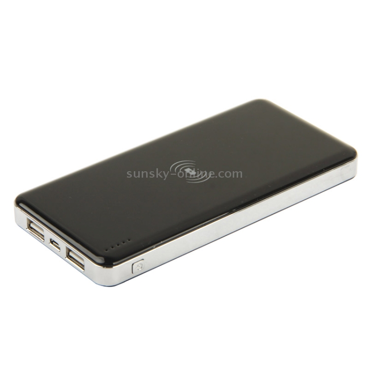 10000mAh Wireless Power Bank for iPhone 8 / 8 Plus / X & Galaxy Note III / N9000, Nokia Lumia 920 / Lumia 820 / LG Nexus 4 / HTC 8X / Droid DNA / Galaxy S III / Samsung Note II / Galaxy S IV / i9500 (Silver Frame + Black), AQ-WP800A(Black) 10000mAh Wireless Power Bank for iPhone 8 / 8 Plus / X & Galaxy Note III / N9000, Nokia Lumia 920 / Lumia 820 / LG Nexus 4 / HTC 8X / Droid DNA / Galaxy S III / Samsung Note II / Galaxy S IV / i9500 (Silver Frame + Black), AQ-WP800A(Black)