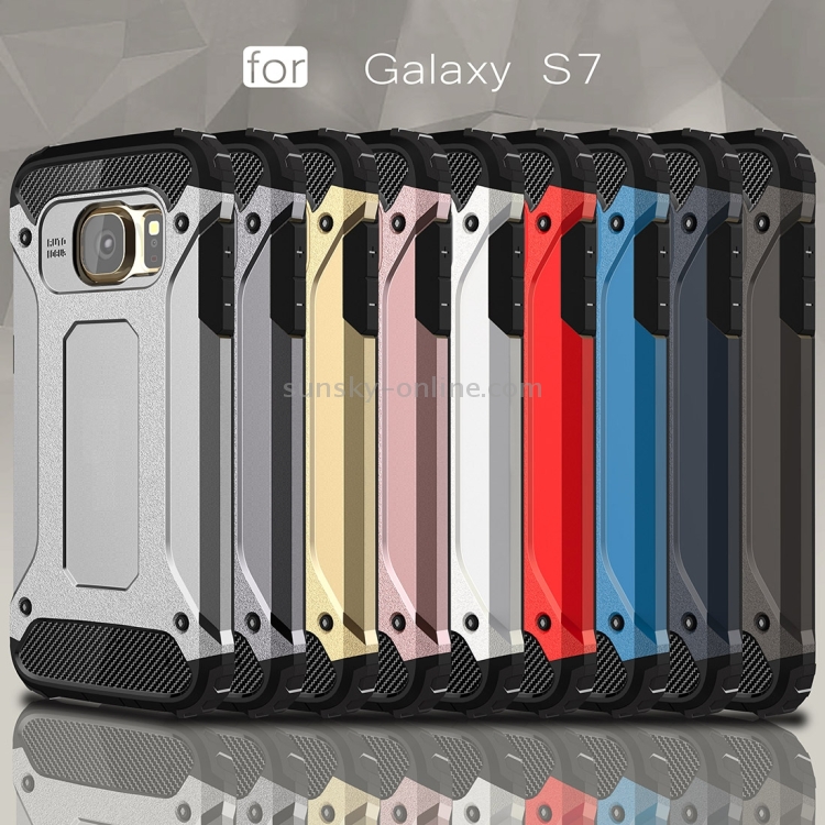 For Galaxy S7 / G930 Tough Armor TPU + PC Combination Case (Black) For Galaxy S7 / G930 Tough Armor TPU + PC Combination Case (Black)