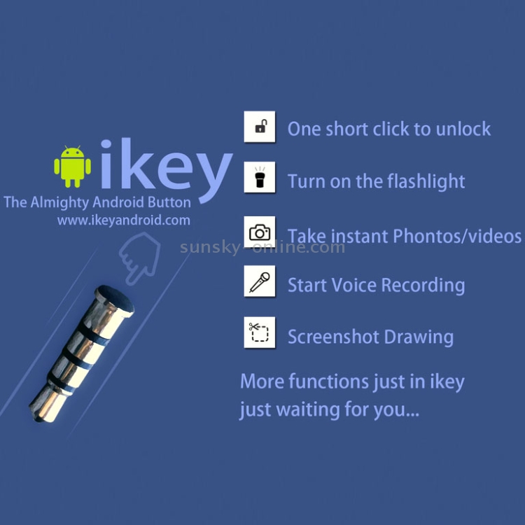 iKey Quick Button Smart Phone Dustproof Plug for Android Cell Phone Headphone Dust Plug iKey Quick Button Smart Phone Dustproof Plug for Android Cell Phone Headphone Dust Plug