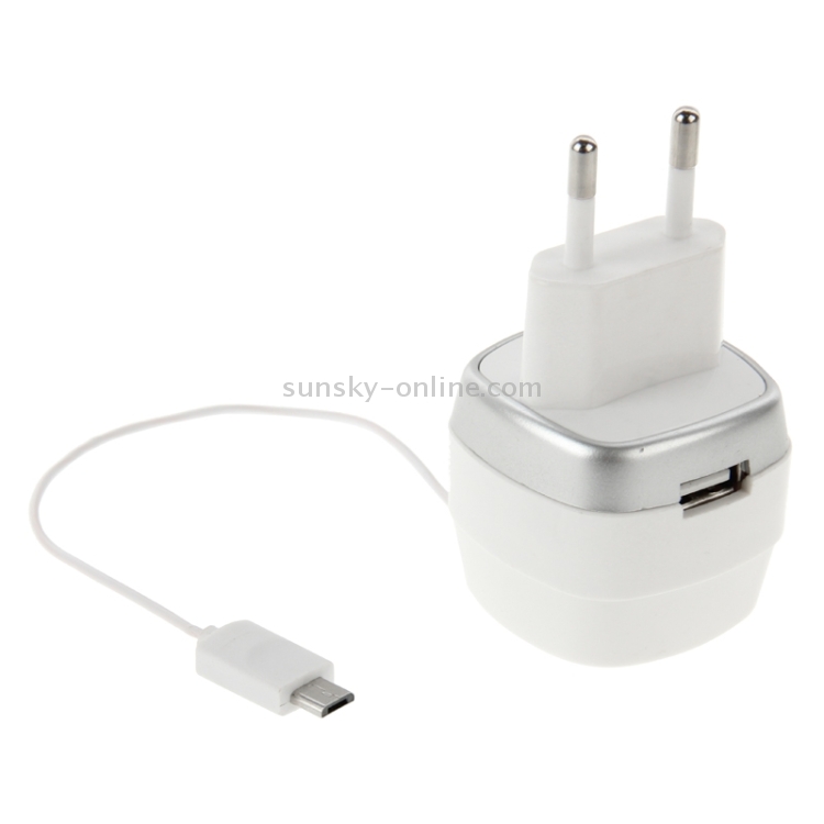 EU Plug 5V 2.1A Universal USB Travel Charger with Micro USB Retractable Charging Cable for Galaxy S6 / S6 Edge / S5 / S IV / A3 / A7 / Note 4, Nokia, HTC, LG, Sony, Xiaomi Mobile Phone, Length: 60cm EU Plug 5V 2.1A Universal USB Travel Charger with Micro USB Retractable Charging Cable for Galaxy S6 / S6 Edge / S5 / S IV / A3 / A7 / Note 4, Nokia, HTC, LG, Sony, Xiaomi Mobile Phone, Length: 60cm