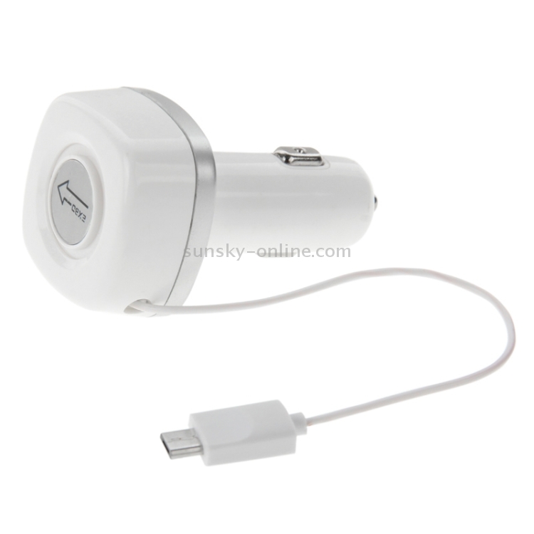 5V 2.1A Universal USB Car Charger with Micro USB Retractable Charging Cable for Galaxy S6 / S6 Edge / S5 / S IV / A3 / A7 / Note 4, Nokia, HTC, LG, Sony, Xiaomi Mobile Phone, Length: 60cm 5V 2.1A Universal USB Car Charger with Micro USB Retractable Charging Cable for Galaxy S6 / S6 Edge / S5 / S IV / A3 / A7 / Note 4, Nokia, HTC, LG, Sony, Xiaomi Mobile Phone, Length: 60cm