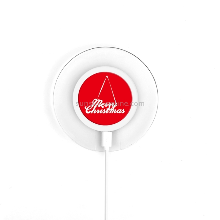 Itian A9 Christmas Qi Standard Circular Wireless Charger with LED Indicator for iPhone 8 / 8 Plus / X & Galaxy S6 / S6 edge+ / Note 5 / Nokia / LG / iPhone / HTC and Other Mobile Phone(Red) Itian A9 Christmas Qi Standard Circular Wireless Charger with LED Indicator for iPhone 8 / 8 Plus / X & Galaxy S6 / S6 edge+ / Note 5 / Nokia / LG / iPhone / HTC and Other Mobile Phone(Red)