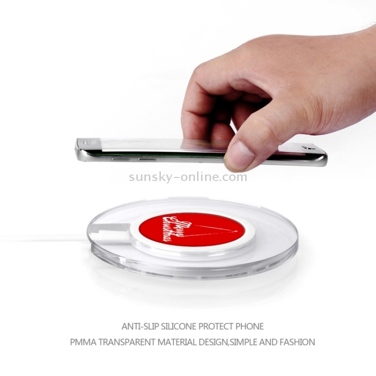 Itian A9 Christmas Qi Standard Circular Wireless Charger with LED Indicator for iPhone 8 / 8 Plus / X & Galaxy S6 / S6 edge+ / Note 5 / Nokia / LG / iPhone / HTC and Other Mobile Phone(Red) Itian A9 Christmas Qi Standard Circular Wireless Charger with LED Indicator for iPhone 8 / 8 Plus / X & Galaxy S6 / S6 edge+ / Note 5 / Nokia / LG / iPhone / HTC and Other Mobile Phone(Red)