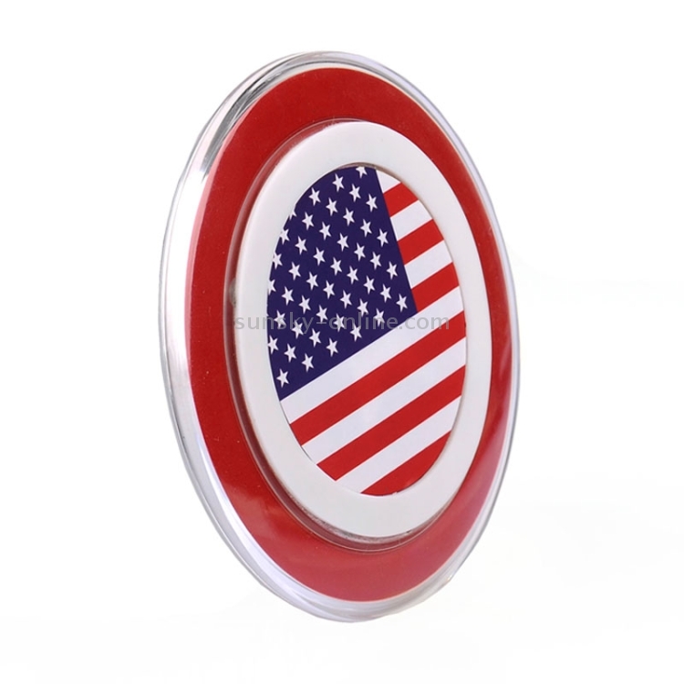Qi USA Flag Pattern Pad Type Wireless Charger Transmitter Charging Plate for iPhone 8 / 8 Plus / X & Galaxy S8 & S8 + / LG G6 / Huawei P10 & P10 Plus / Xiaomi Mi6 & Max 2 and other Smartphones Qi USA Flag Pattern Pad Type Wireless Charger Transmitter Charging Plate for iPhone 8 / 8 Plus / X & Galaxy S8 & S8 + / LG G6 / Huawei P10 & P10 Plus / Xiaomi Mi6 & Max 2 and other Smartphones