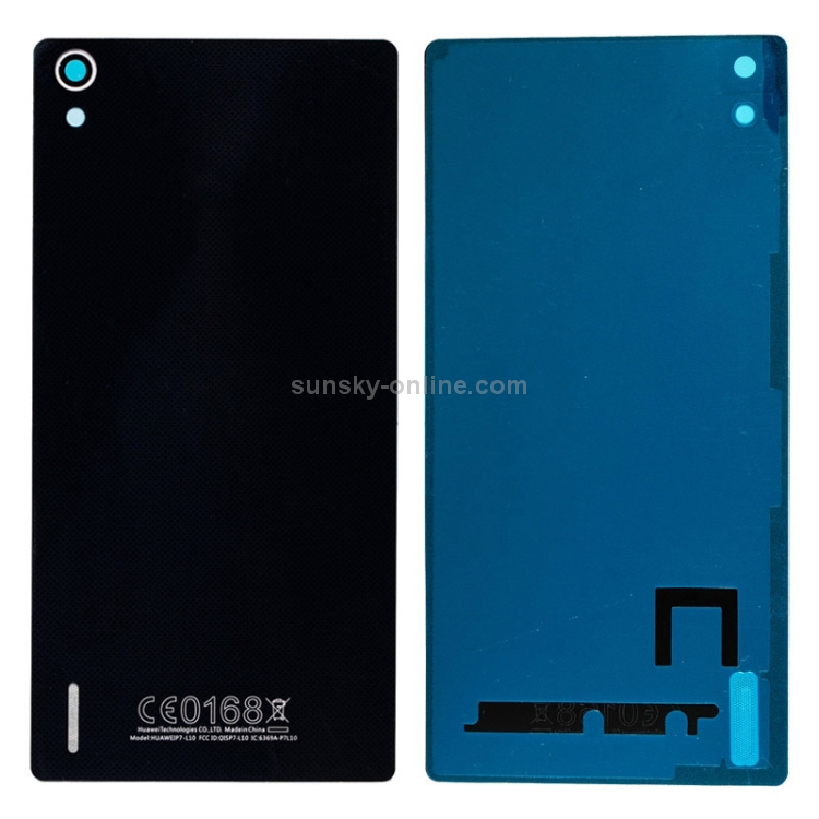 Pickering Mentaliteit Onbemand Back Cover for Huawei Ascend P7(Black)