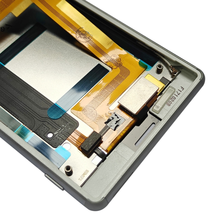 Ecran LCD sur Châssis Sony Xperia M4 Aqua Blanc