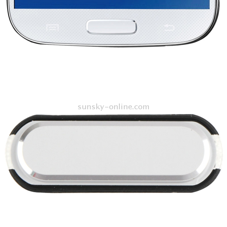 Para Galaxy S IV mini / i9190 / i9192 Grano de teclado de alta calidad (blanco) - 1