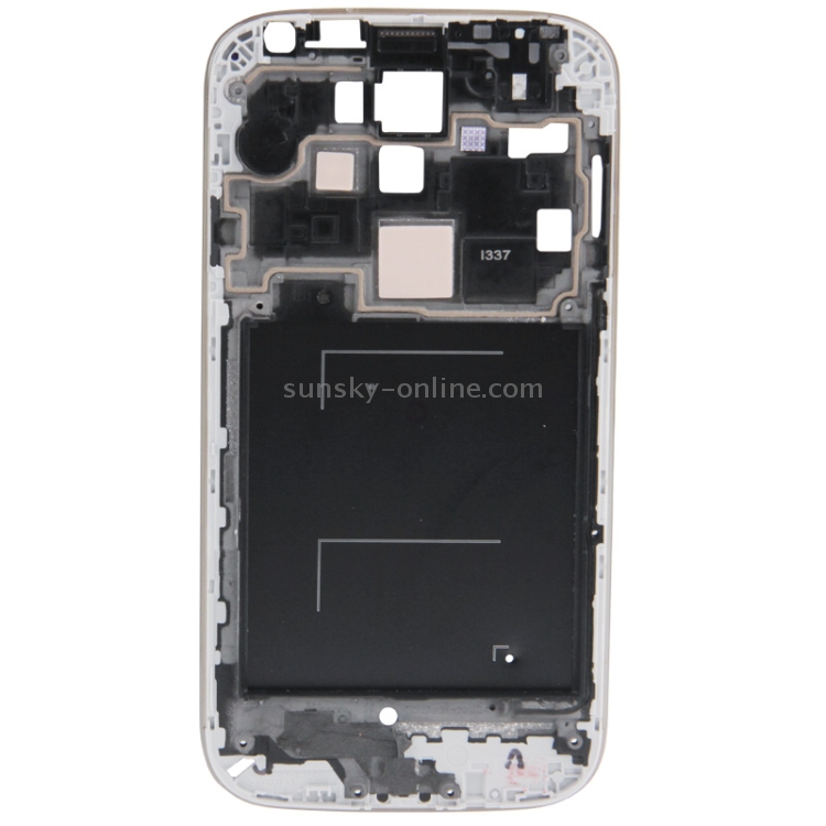 Para Galaxy S4 / i337 cubierta de placa frontal de carcasa completa - 3