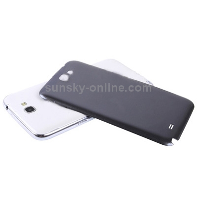 Para Galaxy Note II / N7100 Tapa trasera de plástico original con NFC (gris oscuro) - 3