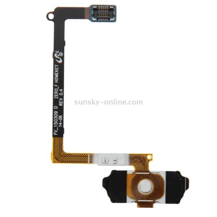 Para Galaxy S6 / G920F Botón de inicio Flex Cable con identificación de huellas dactilares (Blanco) - 2