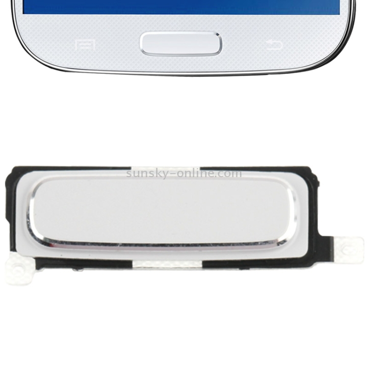 Para Galaxy S IV / i9500 Grano de teclado de alta calidad (blanco) - 1