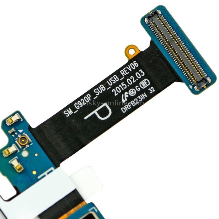 Para Galaxy S6 / G920T Puerto de carga Flex Cable Ribbon - 4