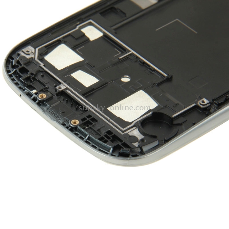 Para Galaxy SIII LTE / i9305 cubierta de placa frontal de carcasa completa (blanco) - 4