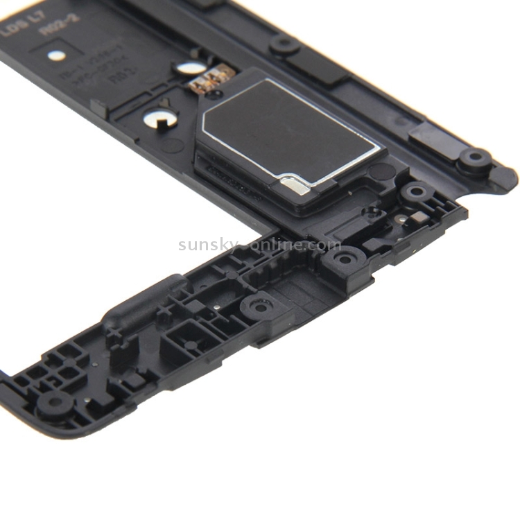 Para Galaxy Note Edge/N915 marco medio bisel/carcasa trasera (negro) - 5