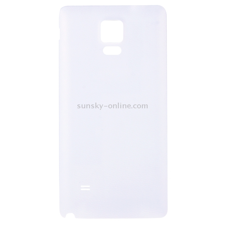 Para Galaxy Note 4/N910V cubierta de carcasa completa (carcasa frontal marco LCD placa biselada + cubierta trasera de batería) (blanco) - 1