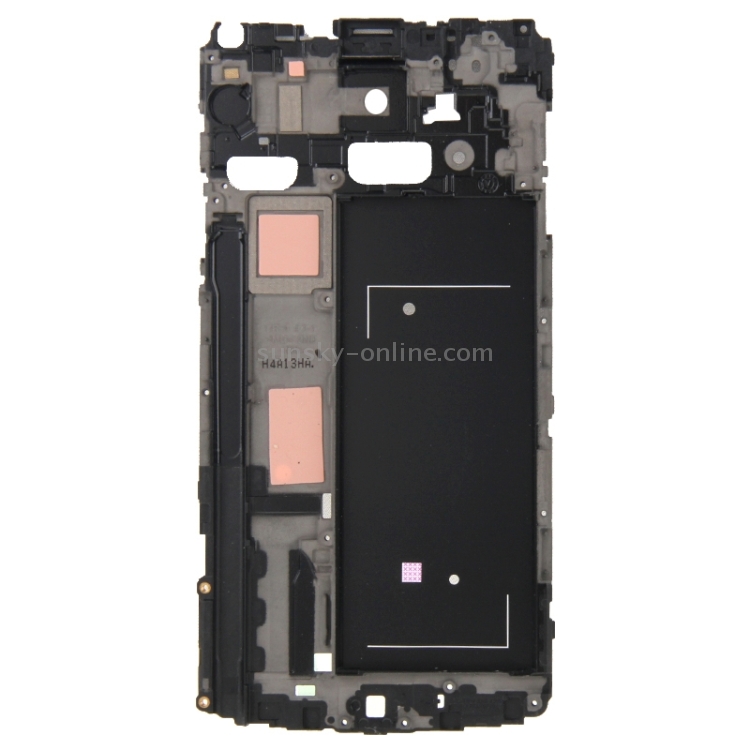 Para Galaxy Note 4/N910V cubierta de carcasa completa (carcasa frontal marco LCD placa biselada + cubierta trasera de batería) (blanco) - 3