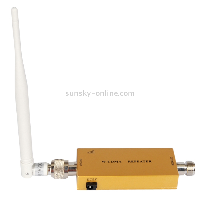 Amber KINGONE Ruijuxing Mobile LED 3G WCDMA 2100MHz Sign Booster/Signal Repeater with Sucker Antenna 