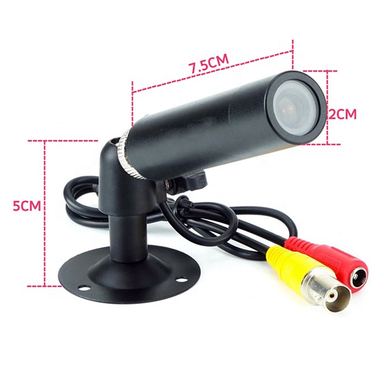 1/3 CMOS Color 380TVL Mini cámara impermeable (negro) - 1