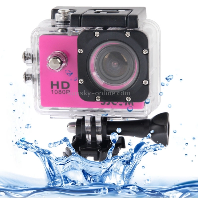 SJCAM SJ4000 Full 1080P 1.5 inch Sports Camcorder with Waterproof Case, 12.0 Mega CMOS Sensor, 30m Waterproof(Magenta)
