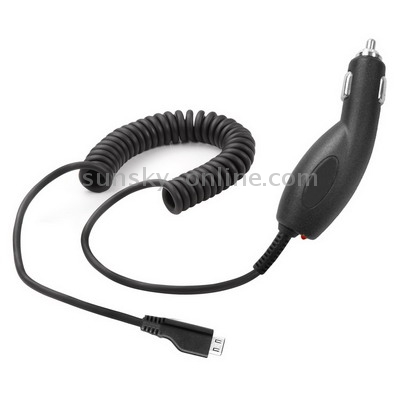 Micro USB Port Mobile Phone Car Charger for Galaxy S IV / i9500 / S III / i9300 /Note II / N7100 /  i9220 / i9100 / i9082 / Nokia / LG / HTC One X / Sony Xperia etc(Black)