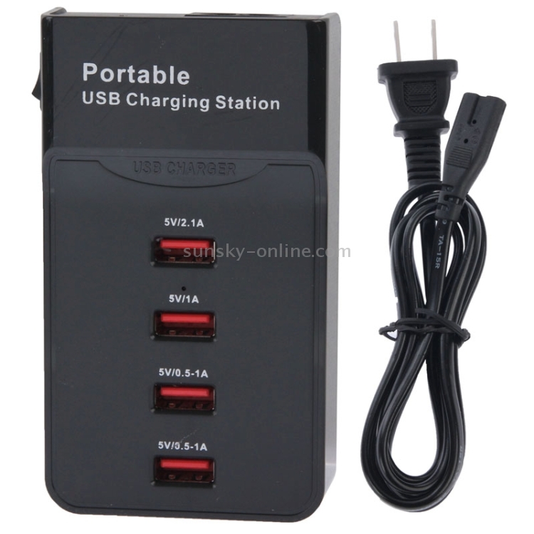 5.1A High Power 4-ports USB Universal Multi Charger Adapter Power for iPhone 6 & 6 Plus, iPhone 5 & 5C & 5S, iPad mini 1 / 2 / 3 / iPad Air 2 / iPad Air, Galaxy TAB, Note III / N9000 / i9500 etc.(Black) 5.1A High Power 4-ports USB Universal Multi Charger Adapter Power for iPhone 6 & 6 Plus, iPhone 5 & 5C & 5S, iPad mini 1 / 2 / 3 / iPad Air 2 / iPad Air, Galaxy TAB, Note III / N9000 / i9500 etc.(Black)