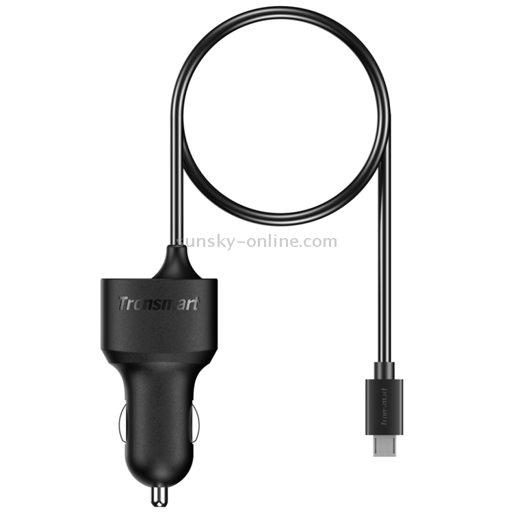 Tronsmart TS-CCFM 2.4A Max Micro USB Qualcomm Quick Charge 2.0 Smart Identification Car Charger for Tablets / Phones Tronsmart TS-CCFM 2.4A Max Micro USB Qualcomm Quick Charge 2.0 Smart Identification Car Charger for Tablets / Phones