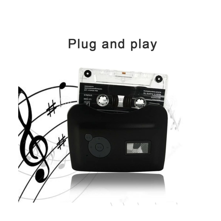 Ezcap 230 Конвертер кассеты в MP3 и аудио-музыкальный плеер (белый)